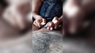 Shital Bhabi massage to my big cock