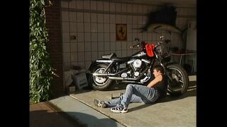 Blonde Horny Get a Hard Fuck by Mechanic with Hard Big Cock