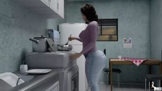 Hot Latina MILF Sucks and Fucks Her Sons Best Friend