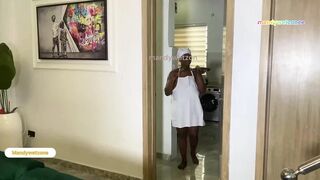 My Chef Brought My Lunch but I Insisted She Serve Me Her Wet Pussy First for Apitizer