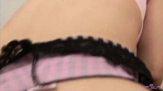 A Big Tits Tia Sweet Fucks Her Pussy with a Lollipop and Takes a BBC.