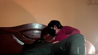 Got a Friend's Wife in Bed and Creampied Her Pussy