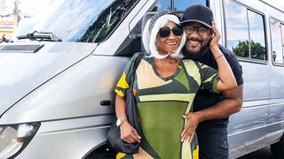 BBW Granny Having Anal in My Bus