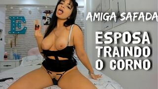 Hot Roleplay - Wife and Cuckold - wife´s friend Humiliating CUCKOLD