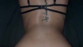 Bubble butt ebony queen cum over and over on bbc