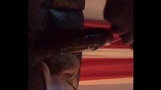 Pretty Ebony Sloppy blowjob w ThickDickBandit