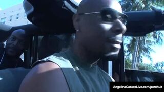 Cuban Queen Angelina Castro Fucks Big Black Cock Everywhere!