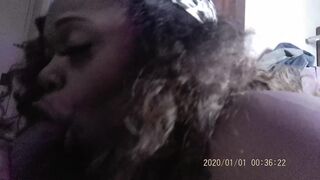 Lost footage from BadGal debut throat training scene