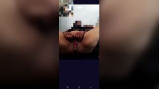 What a beautiful sister-in-law's pussy showing me.