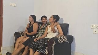 Hanif and Adori and nasima - Desi sex Deepthroat and BBC porn for Bengali Cumsluts threesome A boys Two girls fuck