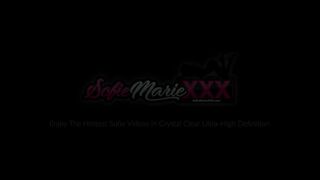 MILF Sofie Maries Gets BBC For Christmas And Drolls Over It