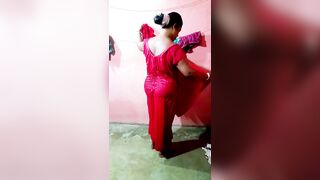 Saree Dropping After Bath Sfw