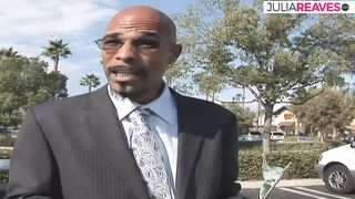 Horny bitch spreads legs as lover slides his big black cock into her cunt