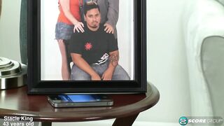 Two cocks for Mrs. King. One's a BBC!