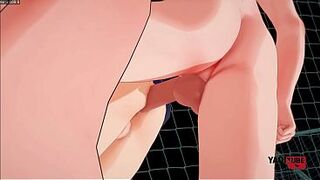 Assassination Classroom - Nasiga is fucked in rooftop by Karma - Japanese Asian Manga Anime Game Gay Porn