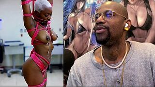 Tight Bald Tan Pussy Baddie Gets Ass Fucked, Jiggly Ass Ebony Girl Wrapped In Bondage And Drooling, Beautiful Smooth Armpit White Girl With Thicc Tits, AI Generated
