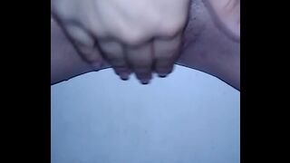 Little ms amber touching her pretty pussy before the rath from his bbc