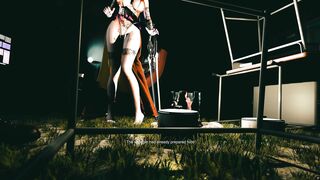 3D Big Boobs Slut MILF Teasing the BBC to Fuck Her Wet Pussy in Camp