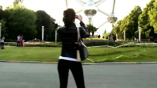 Sexy Tourist Pounds Big Black Cock Wildly