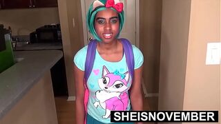 Kinky Student Give Aggressive Handy And Taboo Pussy Fucking To Creepy Stepdad Following Ditched Classes, Shy Nerdy Ebony Whore Stepdaughter Sheisnovember Eating Cum, Kneeling Oral Sex, After Hardcore Cowgirl Erotica By Msnovember