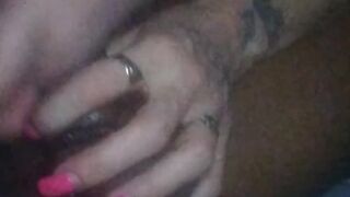 Milf cumslut swallows bbc's nut