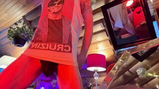 Solo Otter Large dildo penetration