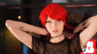 18-year-old emo girl is being fucking hard by a black man