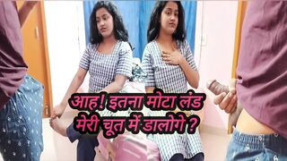 My stepbrother big cock fucked my pussy in doggy style - Indian Stepsister and Stepbrother Desi Hindi Dirty Talk Sex