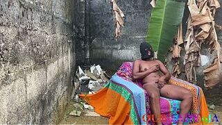 A Playful Day With My Ebony Horny Neighbor Outside The House