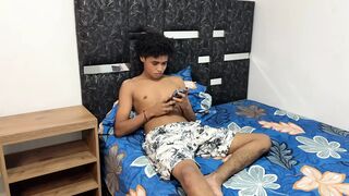 My stepmom gives me a big massage in exchange for me fucking her really hard with my big black cock.