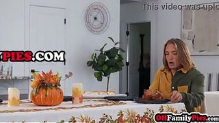 Hot big ass teen and big tits MILF swallowed dick and enjoyed group sex