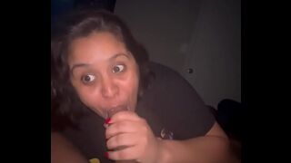 Veronica Netflix and Sucking Big Black Cock Facial