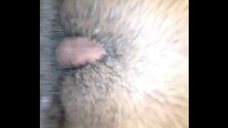 Sexy redbone rides bf big black cock