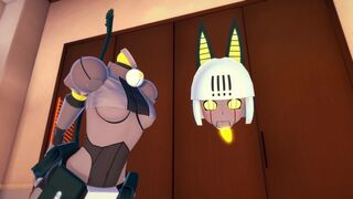 (3D Hentai)(Skullgirls) Sex with Robo-Fortune