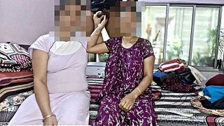 Bengali Bhabhi's first xxxx threesome sex with Zomato delivery boy