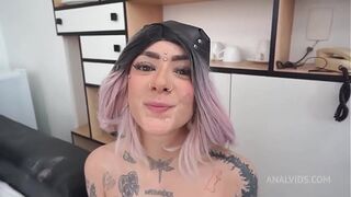 Maria Morangoh, white Brazilian alt fucked balls deep by big black cock (Anal, 0% pussy, BBC, interracial, dirty talk) OB ...