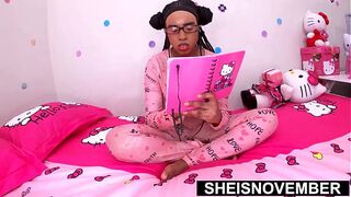 I Was Cornered In My Bedroom By Step Dad BBC For Taboo POV Doggystyle Sex With Big Butt Asshole Fingering, Hot Young Busty Black Girl Sheisnovember Big Boobs And Nipples Closeup While Fucking, Step Daughter Reality Fauxcest Plot By Msnovember