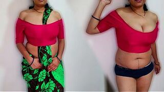 Desi big tits maid sucks saab ji's dick in the morning, later rides his dick, real hindi audio sex