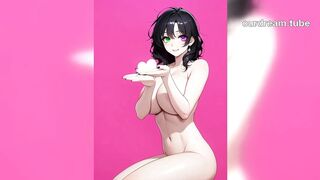 Dark Haired Fair Skin Hentai Girls Who Do It All (AI Compilation)