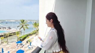 Fucking Hard on the Beaches of San Andres Colombia with a Beautiful Big Ass Tourist