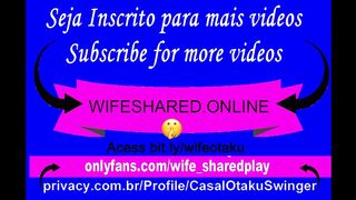 Wife enjoys humiliating husband with monster cock