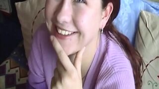 First Blowjob Of18 Year Old Brunette