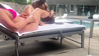 Pool Day with Flight Attendant Fiona