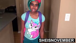 A Bad Report Card Caused Student Stepdaughter Riding Her Angry Stepdad Hard Penis Hardcore! Innocent Black Nerd Sheisnovember Must Convince Him To Forgive Her For Skipping Classes And Bad Scores With Oral-Sex And Fucked Erotica By Msnovember