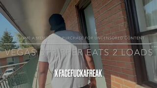 Stripper eats two loads