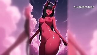 Red Skin Demon Girl Goes All The Way