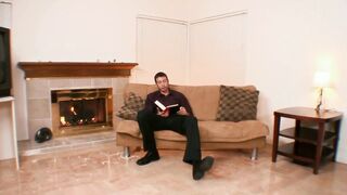 Cute teen likes big cock in her tight pussy