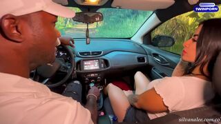 Big black cock fan fucks big ass latina pornstar Silvana Lee in public XanderBlackx