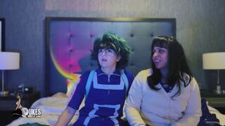 Jackie Feet and Nixlynka fool around with a Dukes Doll during COVID quarantine