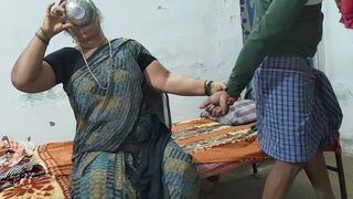 I Dominated My Stepmother While She Was Drinking Coffee and Had Sex.